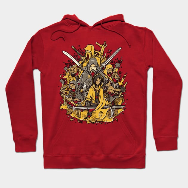 wutang shaolin warrior Hoodie by Cherryhell Visual Project